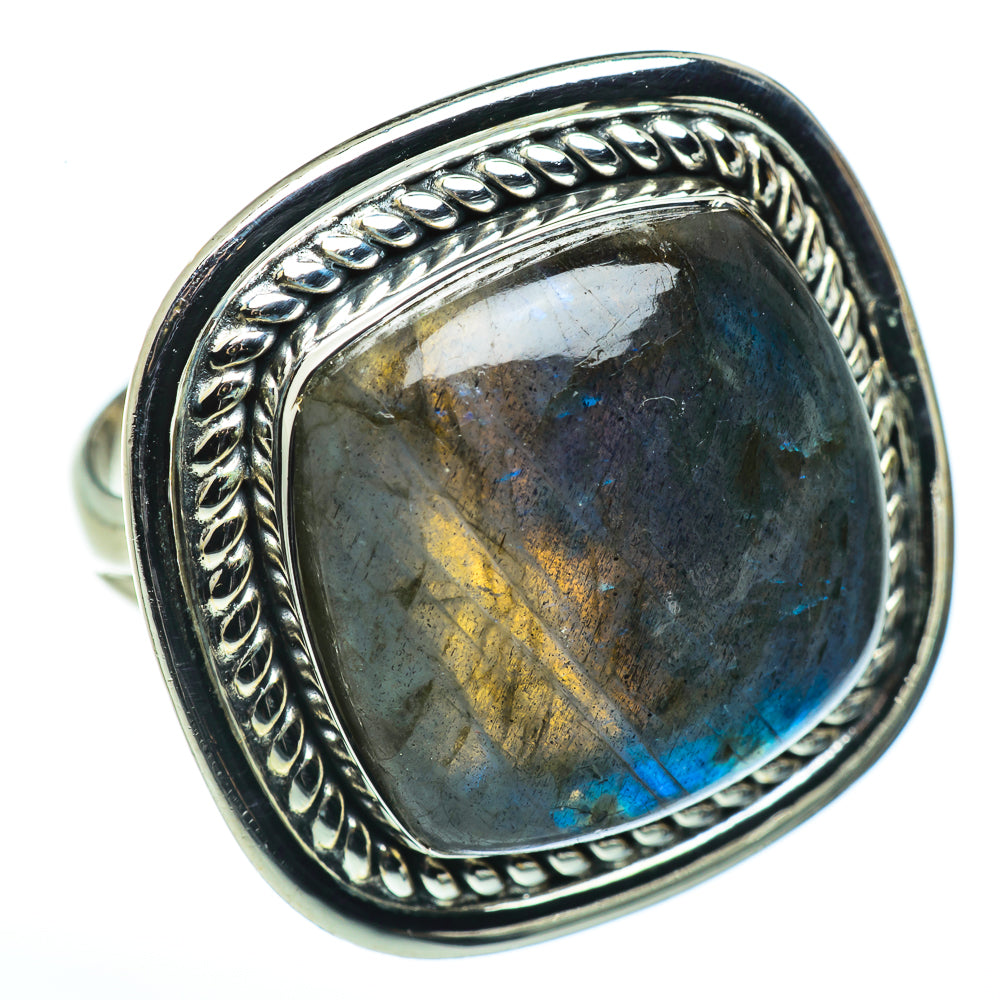 Labradorite Rings handcrafted by Anasilvercos - RING45800