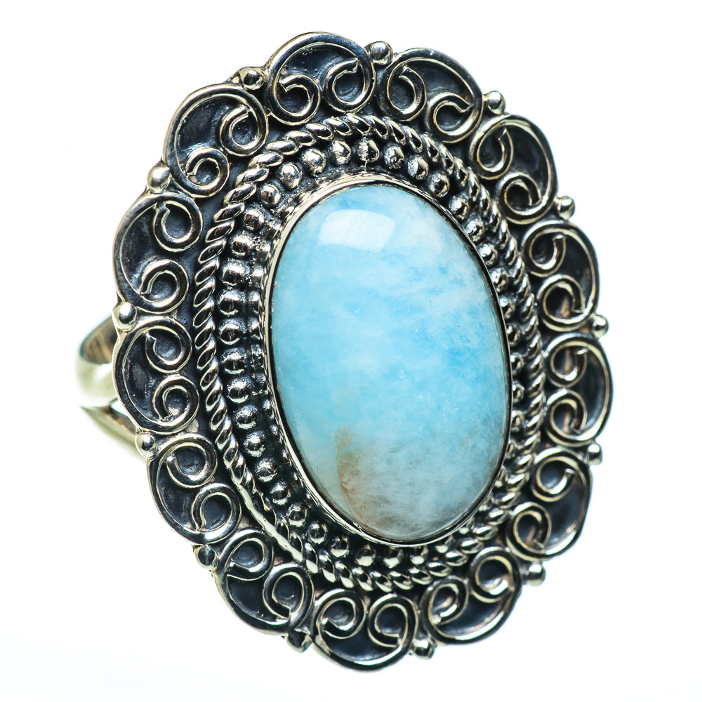 Larimar Rings handcrafted by Anasilvercos - RING45843