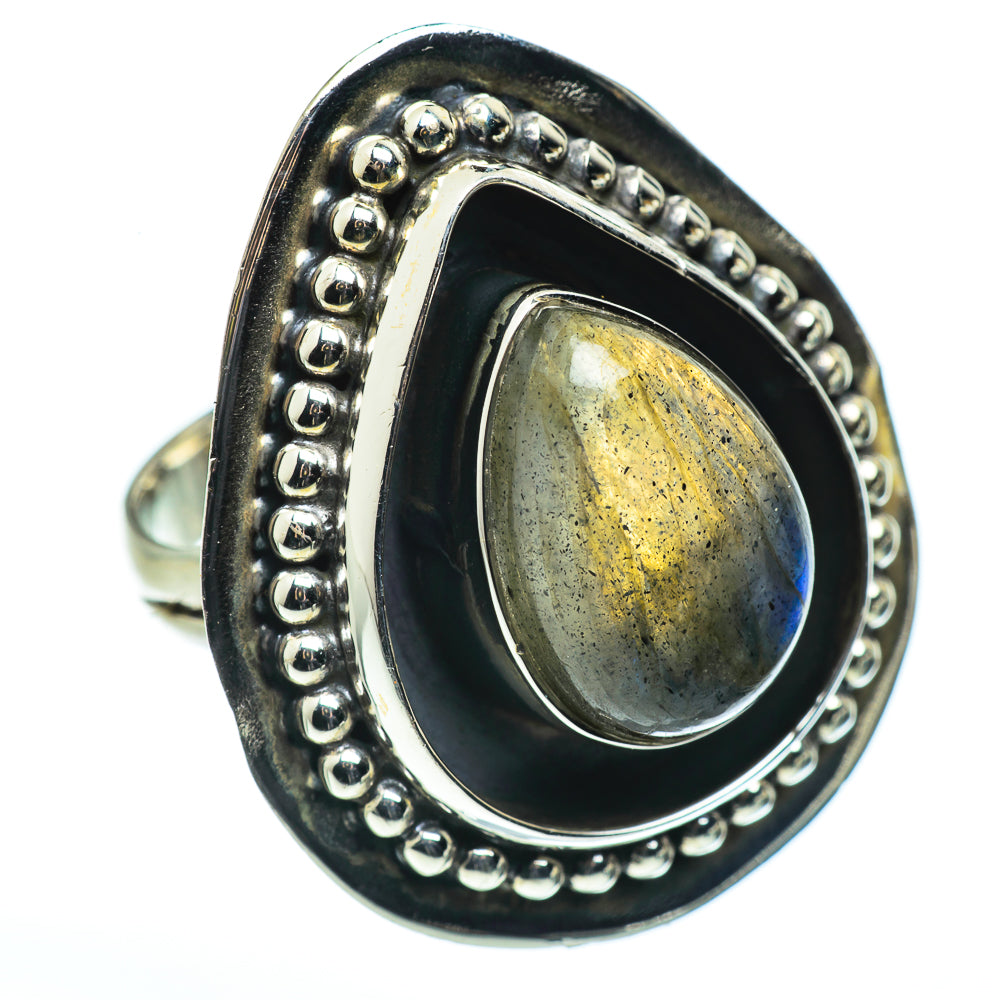 Labradorite Rings handcrafted by Anasilvercos - RING45870