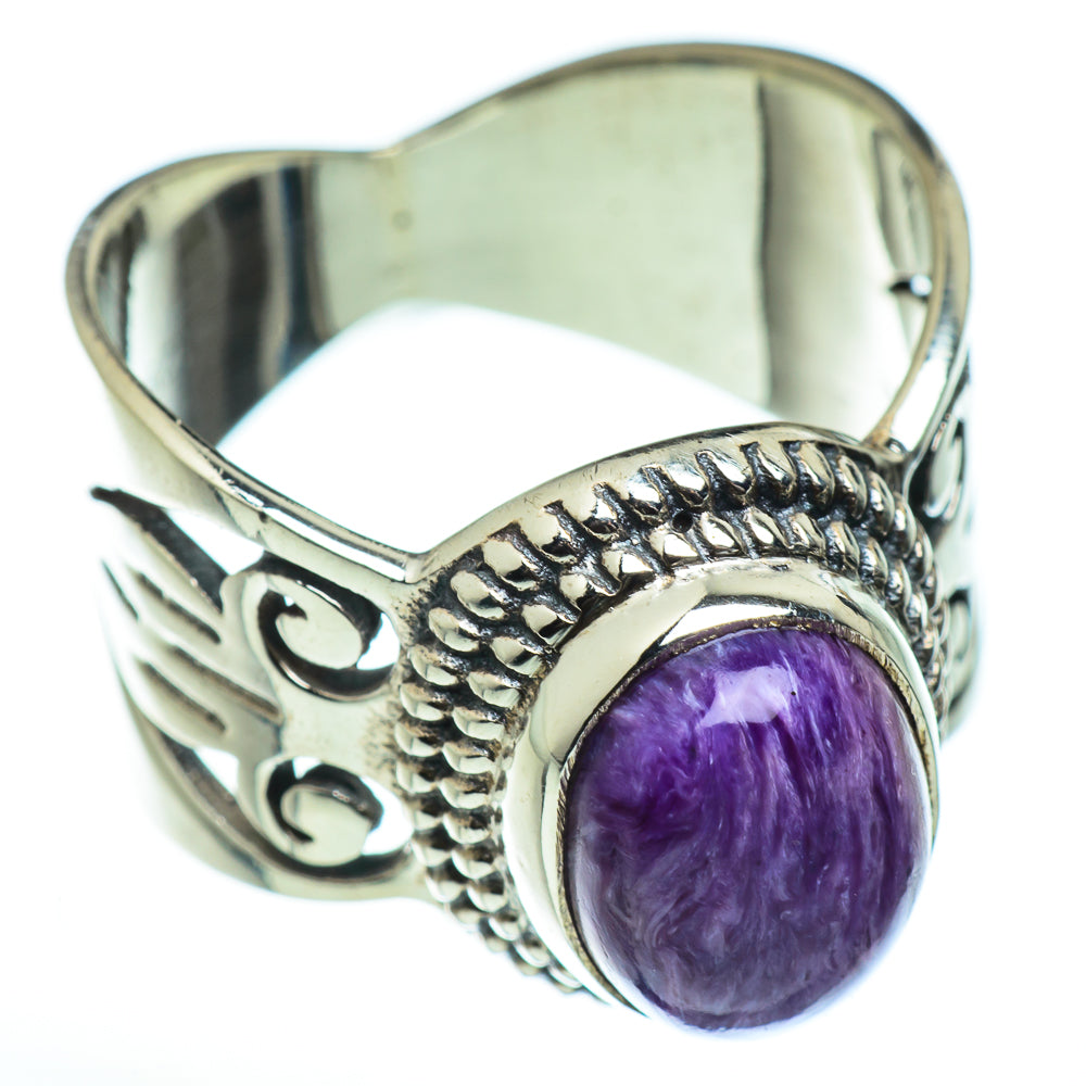 Charoite Rings handcrafted by Anasilvercos - RING45930