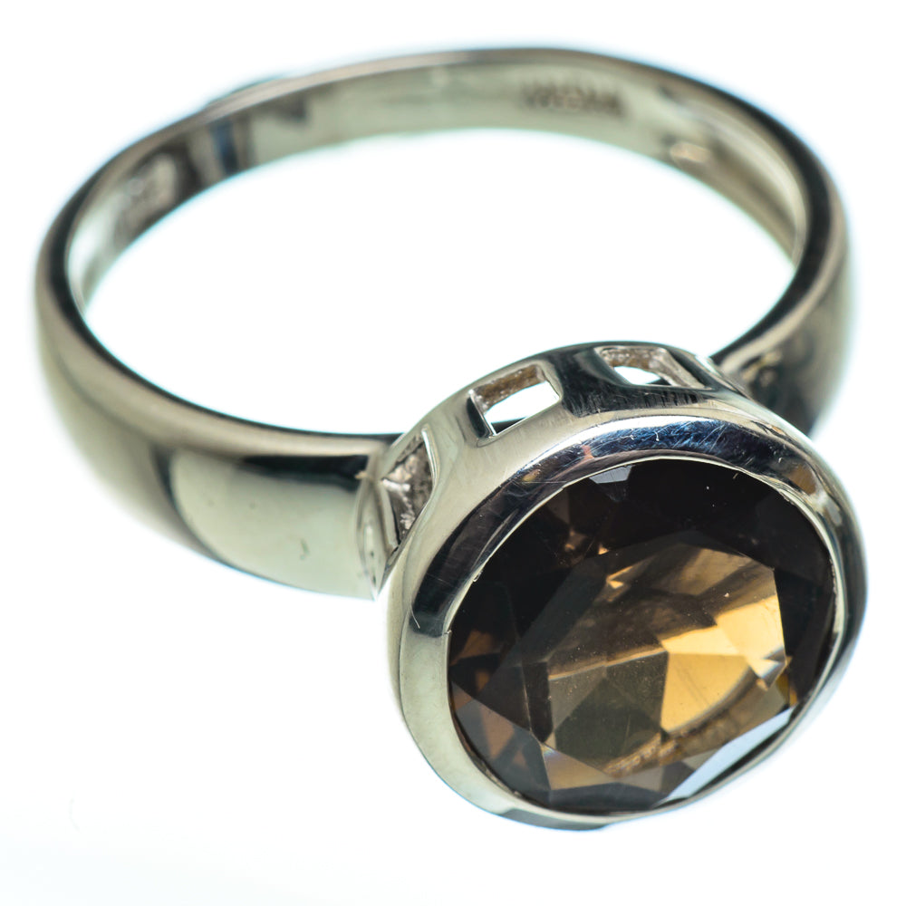 Smoky Quartz Rings handcrafted by Anasilvercos - RING45949