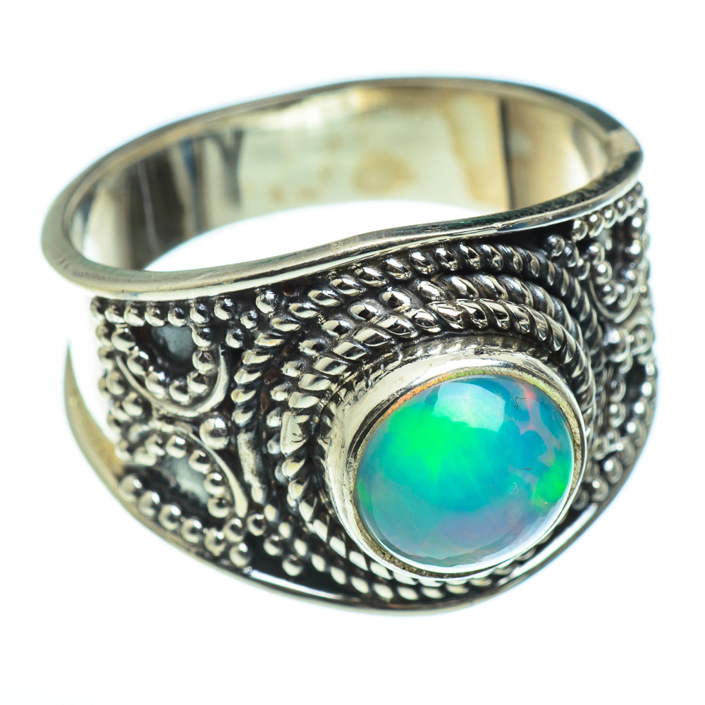 Ethiopian Opal Rings handcrafted by Anasilvercos - RING45962