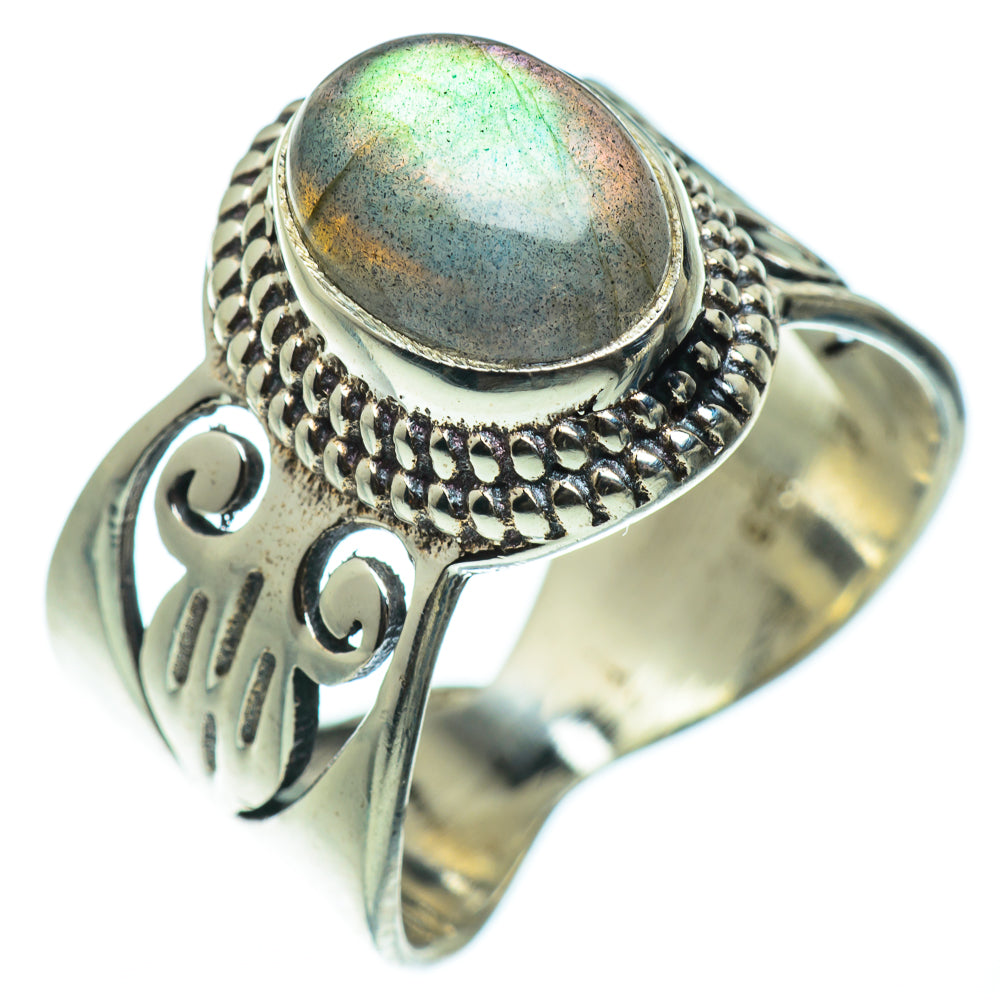 Labradorite Rings handcrafted by Anasilvercos - RING45972