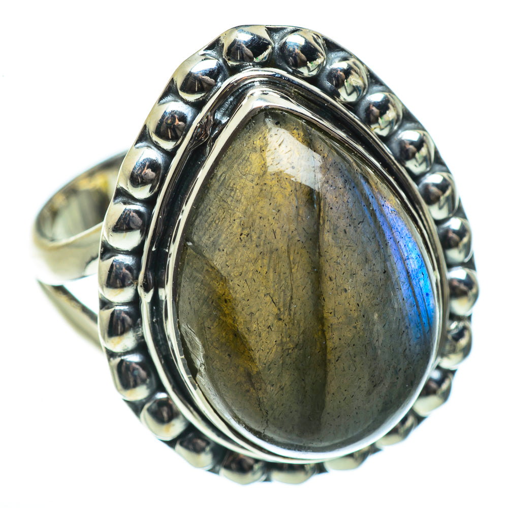 Labradorite Rings handcrafted by Anasilvercos - RING46058