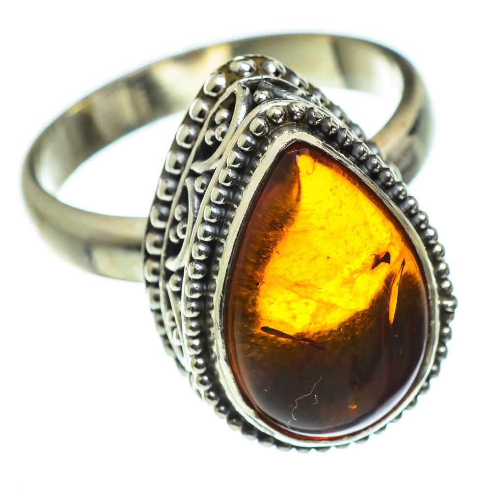 Baltic Amber Rings handcrafted by Anasilvercos - RING46080