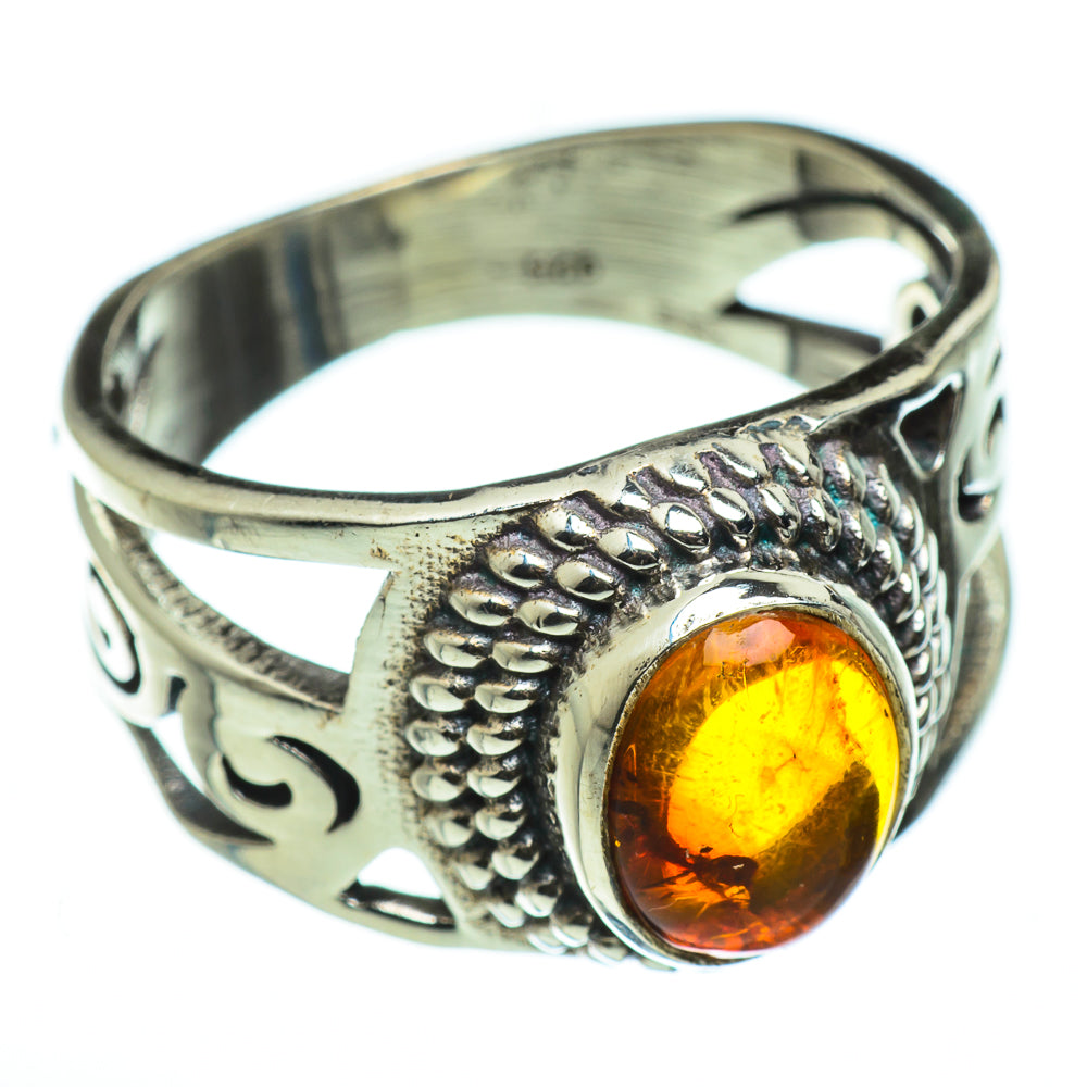 Baltic Amber Rings handcrafted by Anasilvercos - RING46099
