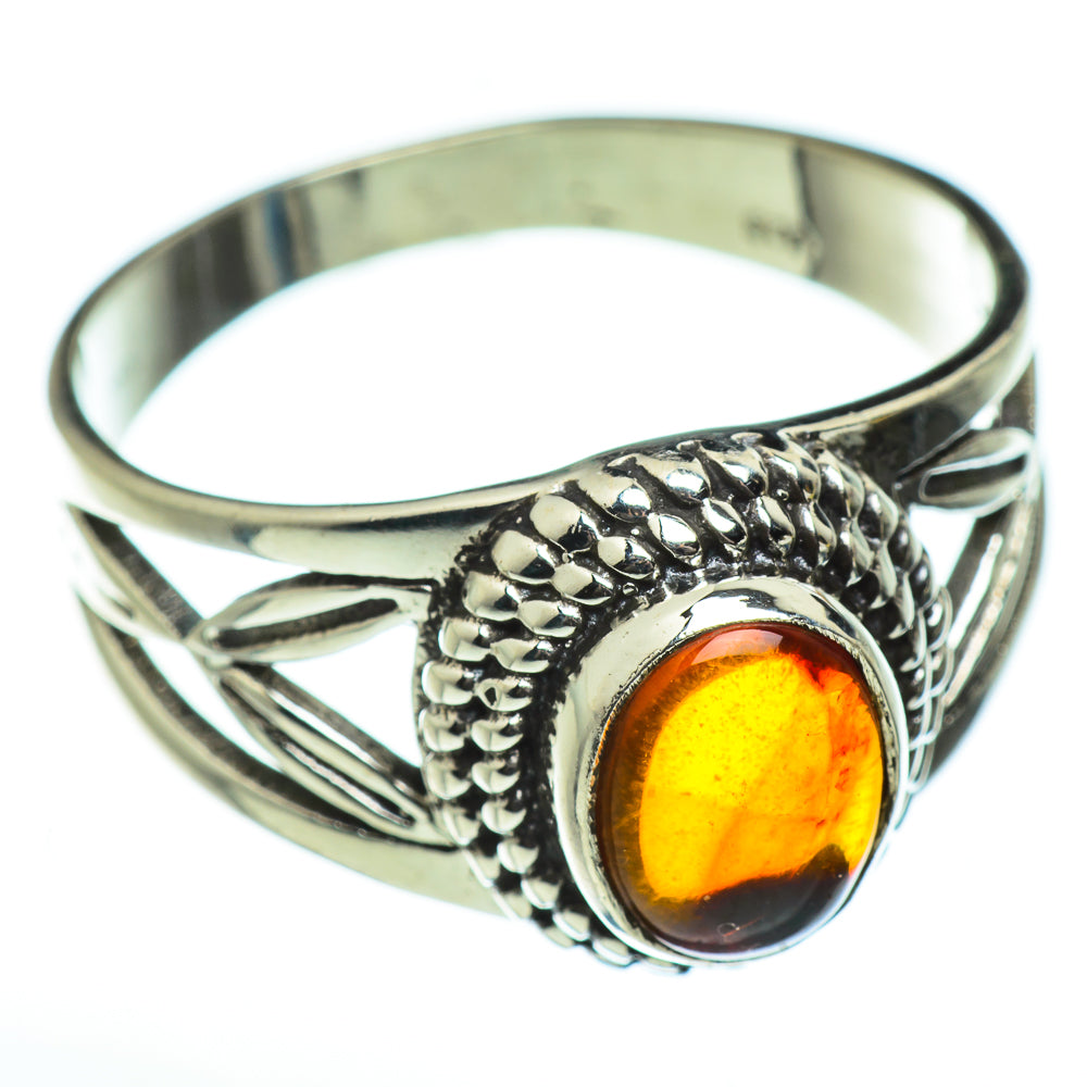 Baltic Amber Rings handcrafted by Anasilvercos - RING46116