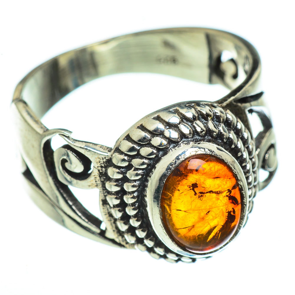 Baltic Amber Rings handcrafted by Anasilvercos - RING46133