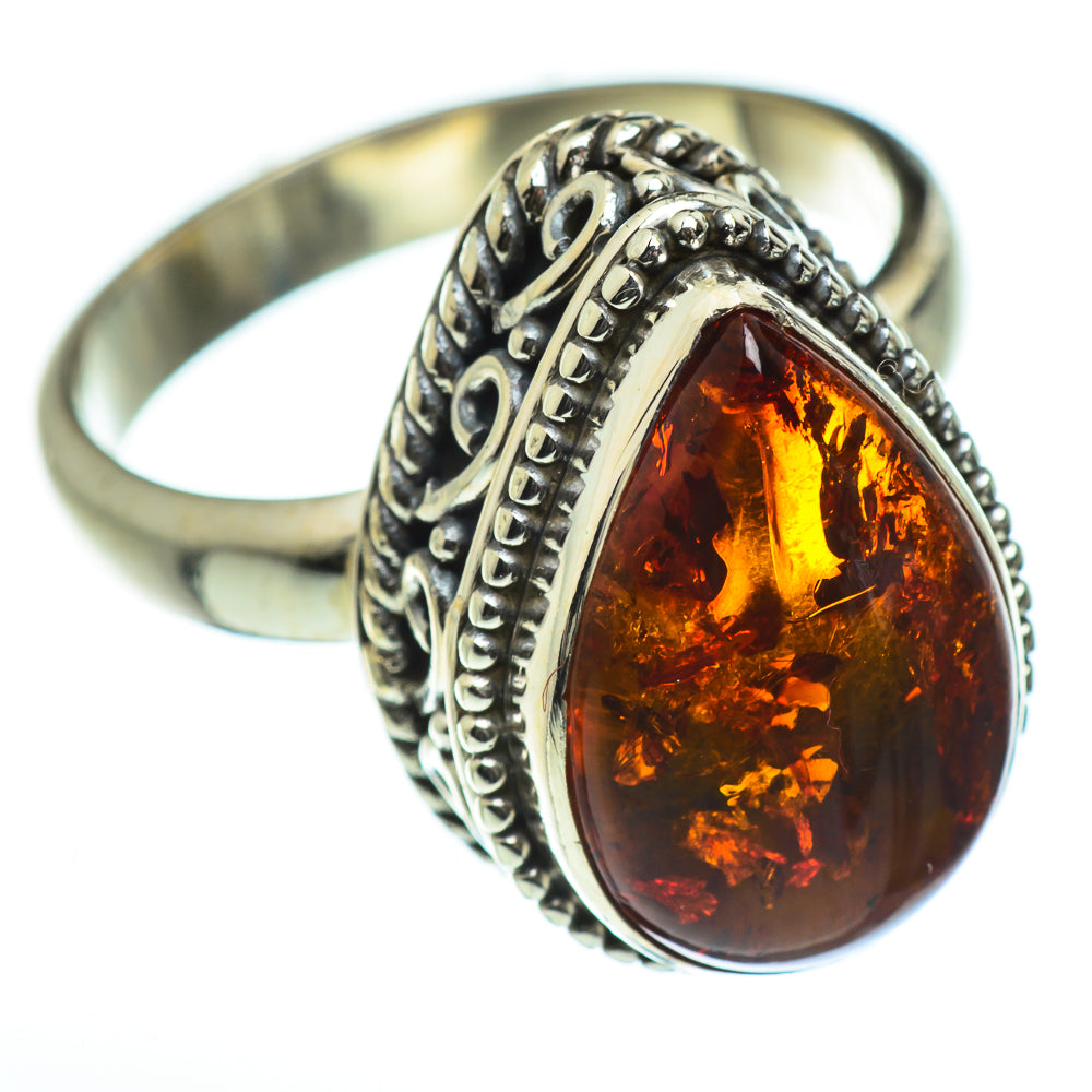 Baltic Amber Rings handcrafted by Anasilvercos - RING46156