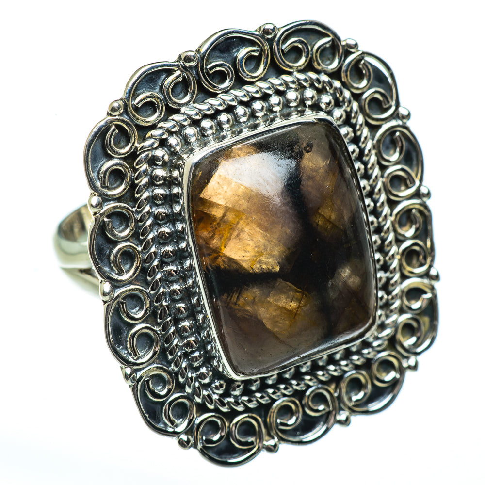 Chiastolite Rings handcrafted by Anasilvercos - RING46182