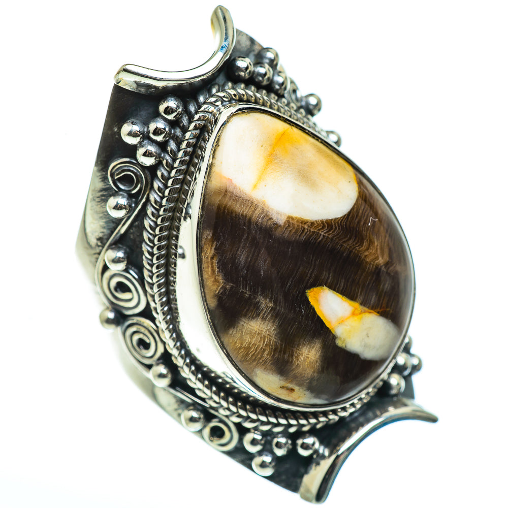 Peanut Wood Jasper Rings handcrafted by Anasilvercos - RING46186