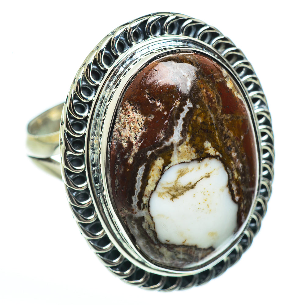 Peanut Wood Jasper Rings handcrafted by Anasilvercos - RING46241 - Photo 2
