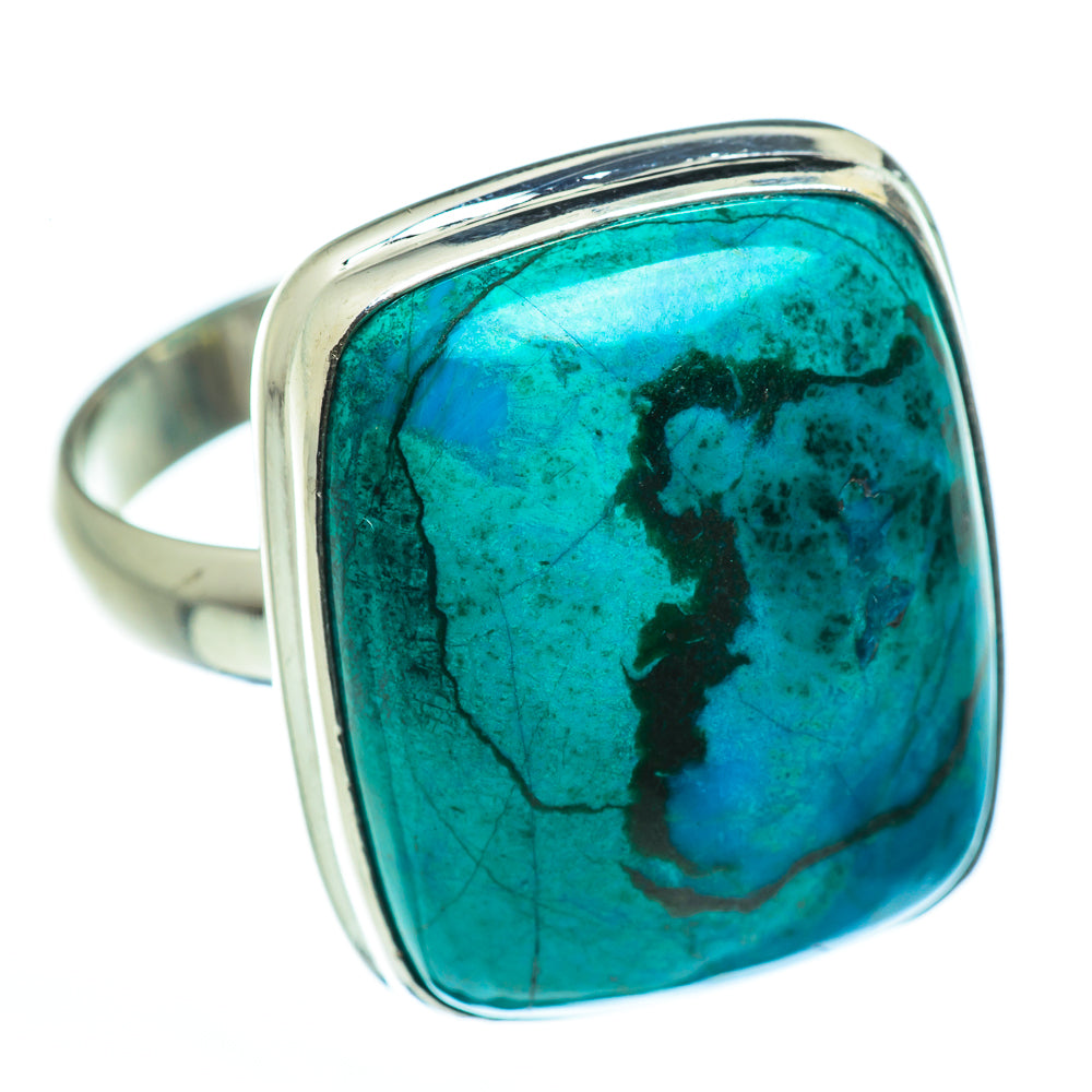 Chrysocolla Rings handcrafted by Anasilvercos - RING46257