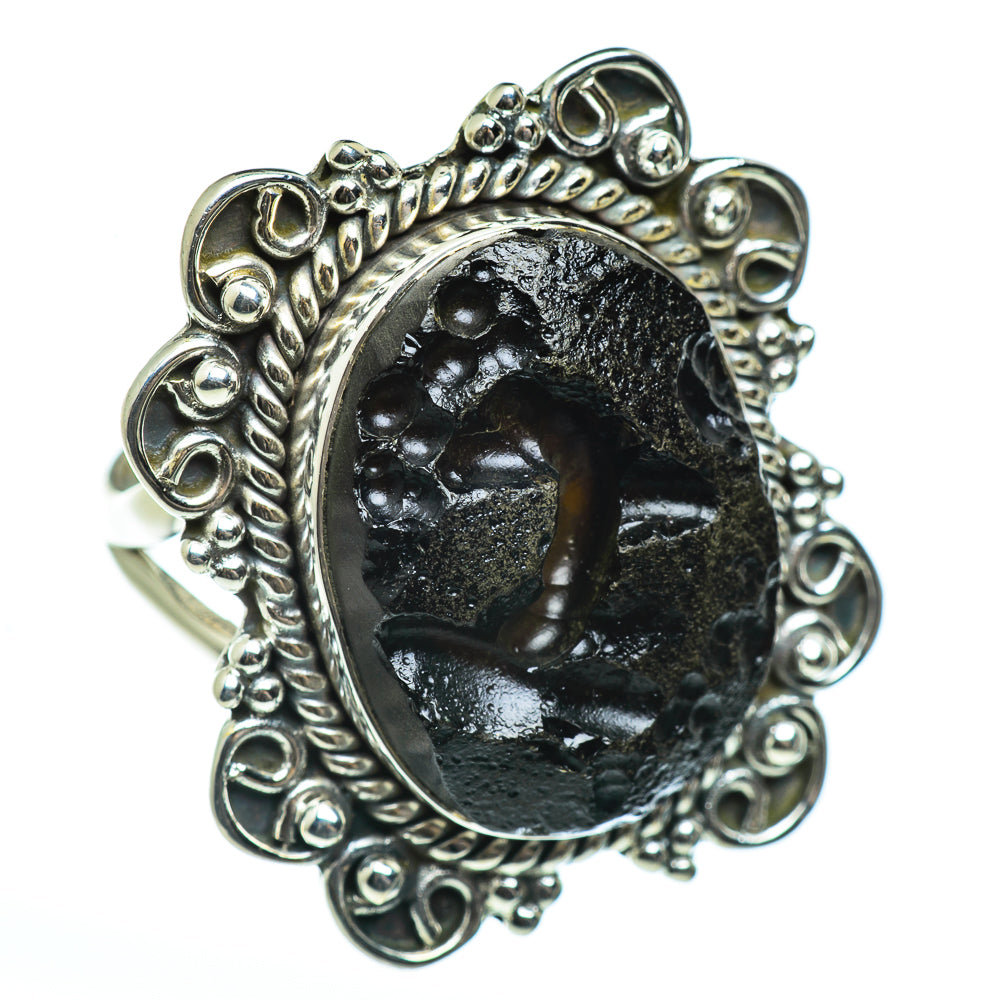 Tektite Rings handcrafted by Anasilvercos - RING46284 - Photo 2
