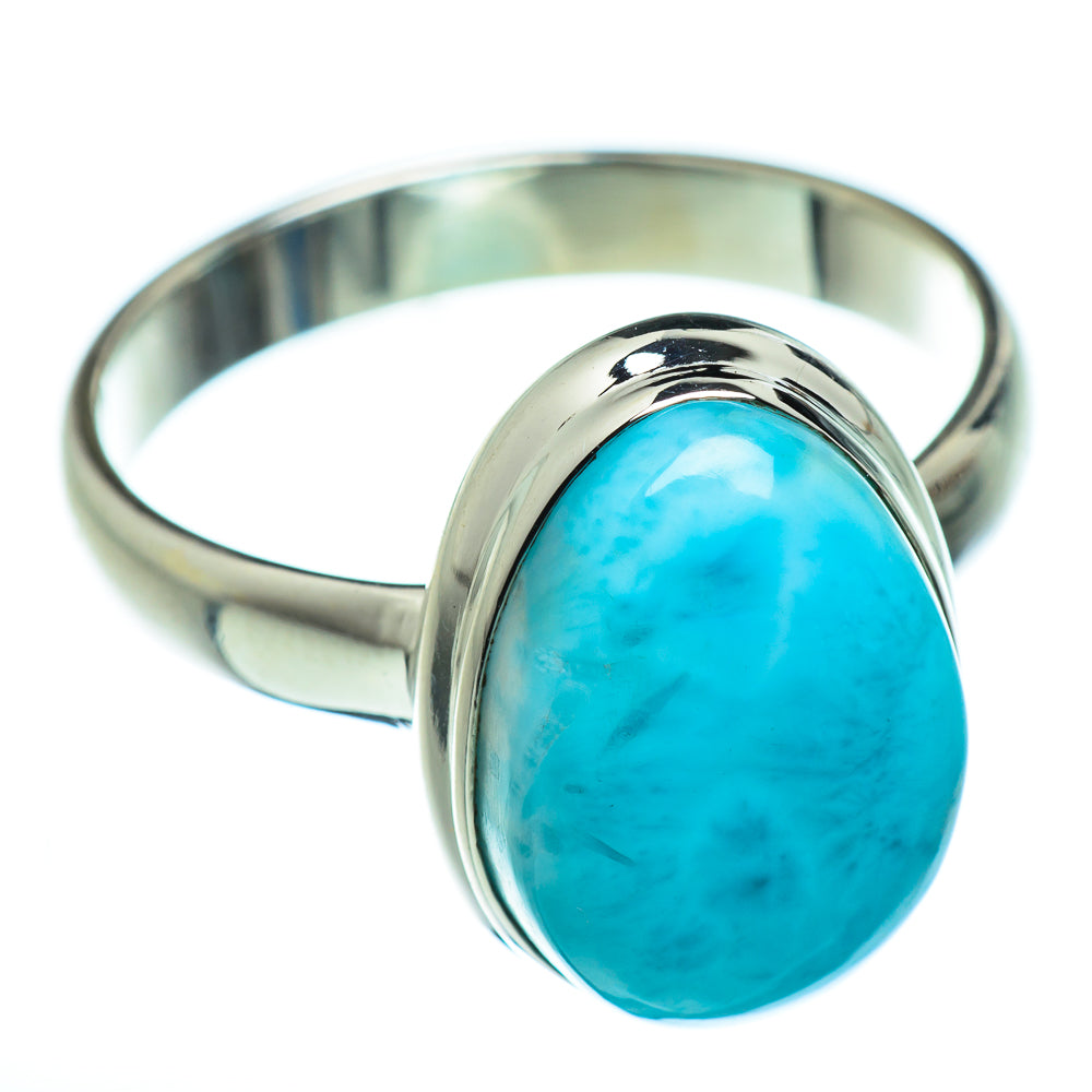 Larimar Rings handcrafted by Anasilvercos - RING46320