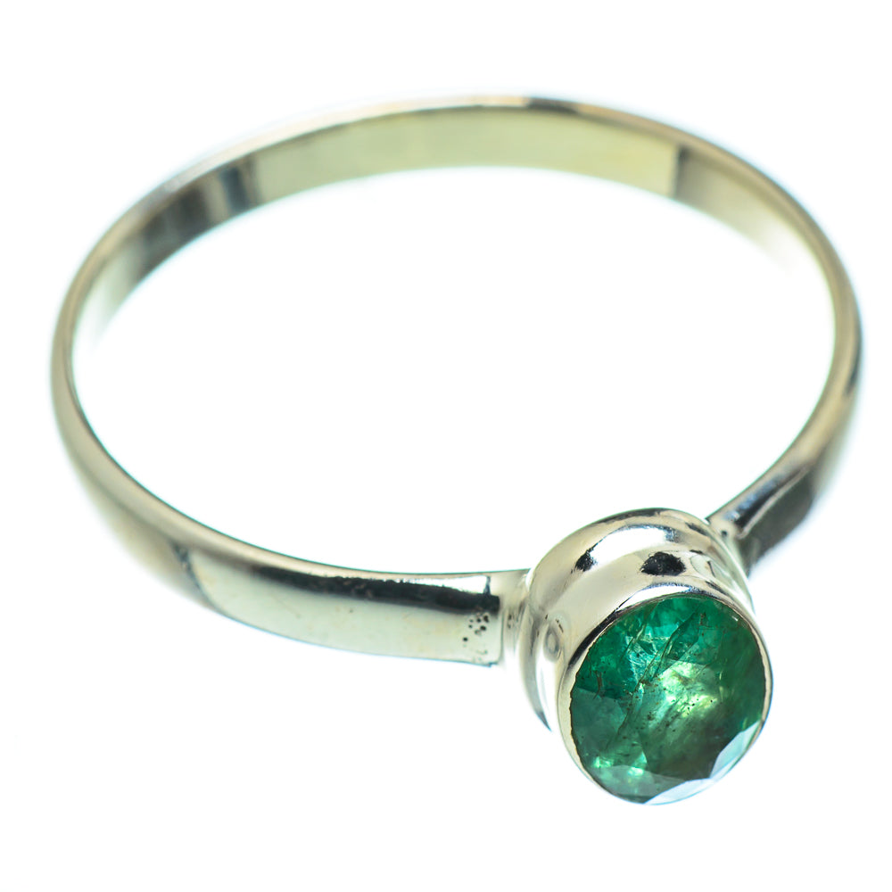 Zambian Emerald Rings handcrafted by Anasilvercos - RING46325