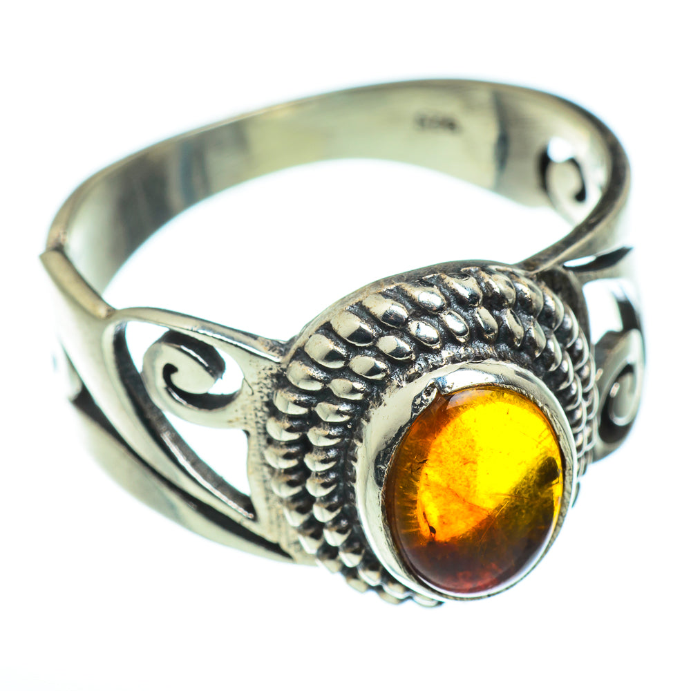 Baltic Amber Rings handcrafted by Anasilvercos - RING46361