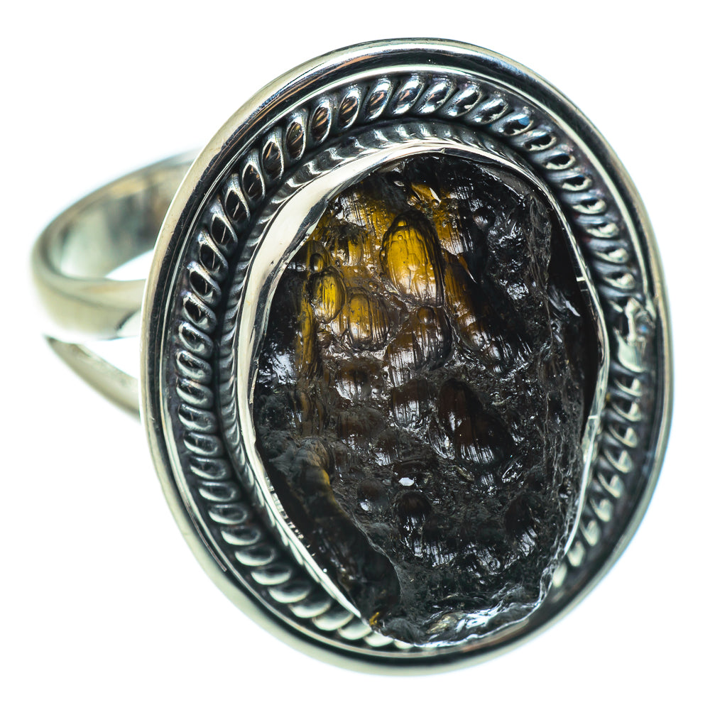 Tektite Rings handcrafted by Anasilvercos - RING46371