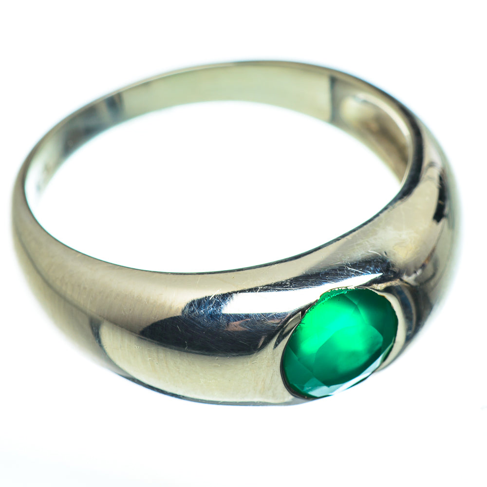 Green Onyx Rings handcrafted by Anasilvercos - RING46385