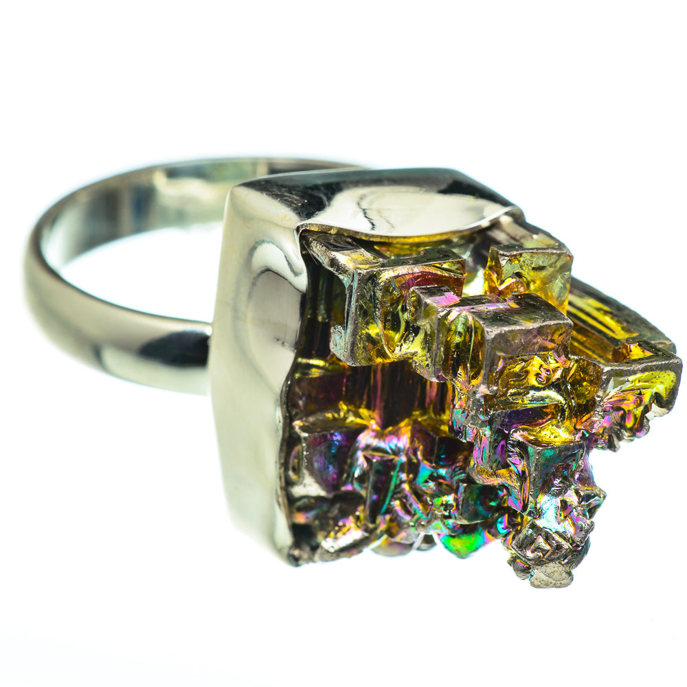 Bismuth Crystal Rings handcrafted by Anasilvercos - RING46405