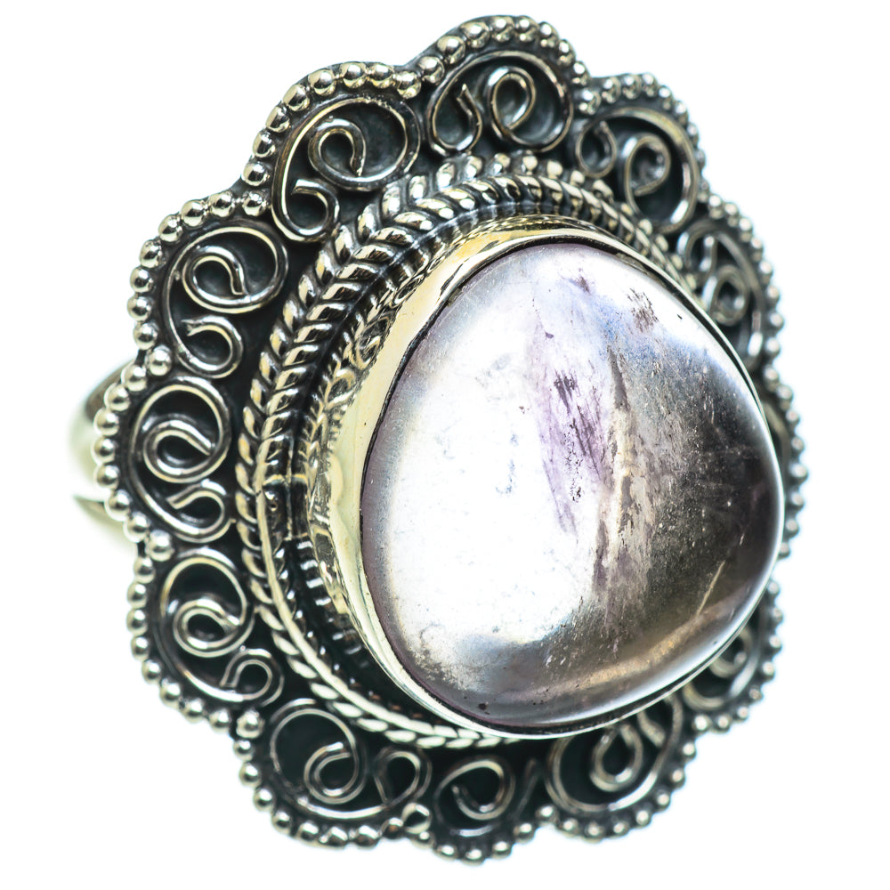 Rose Quartz Rings handcrafted by Anasilvercos - RING46428