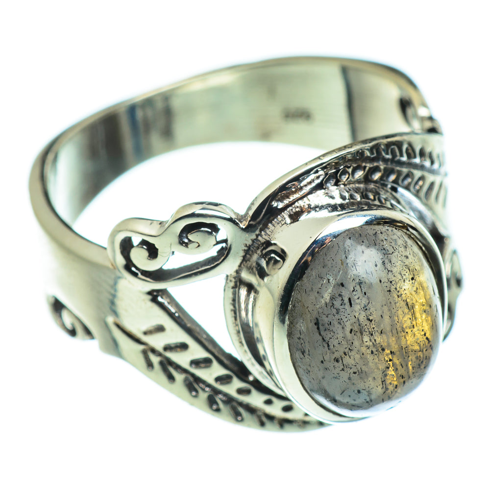 Labradorite Rings handcrafted by Anasilvercos - RING46441