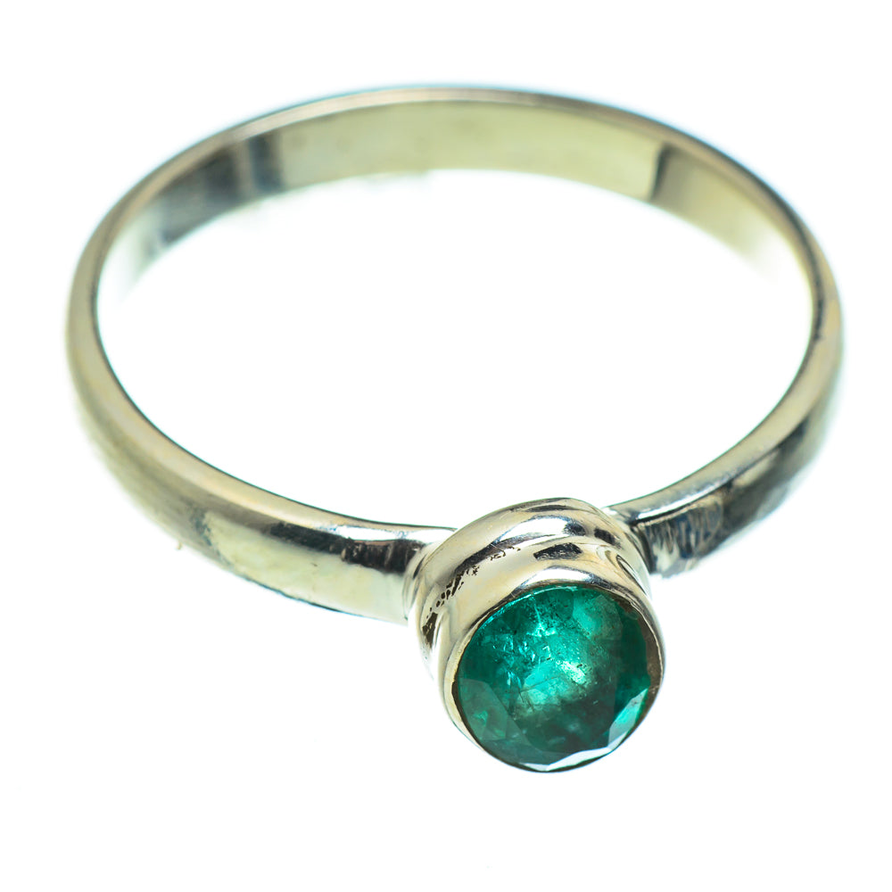 Zambian Emerald Rings handcrafted by Anasilvercos - RING46447