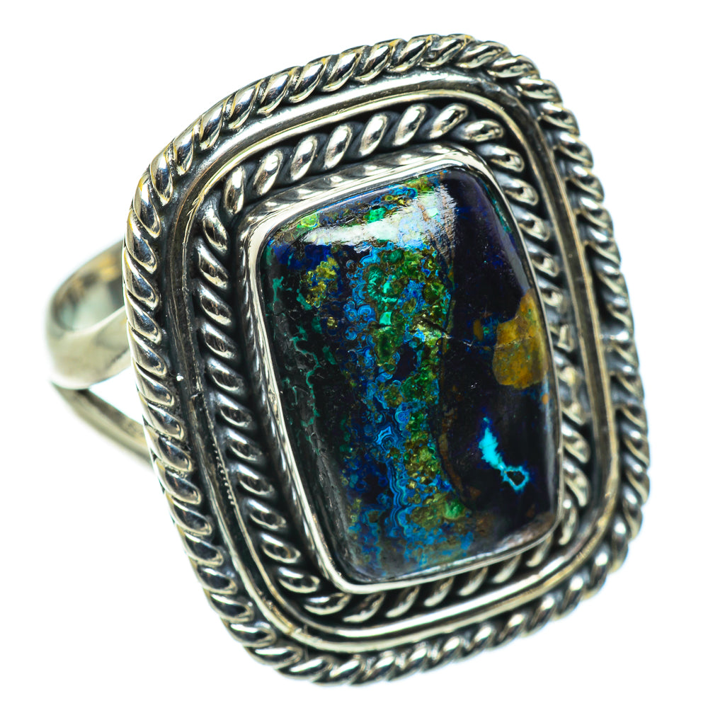 Azurite Rings handcrafted by Anasilvercos - RING46459