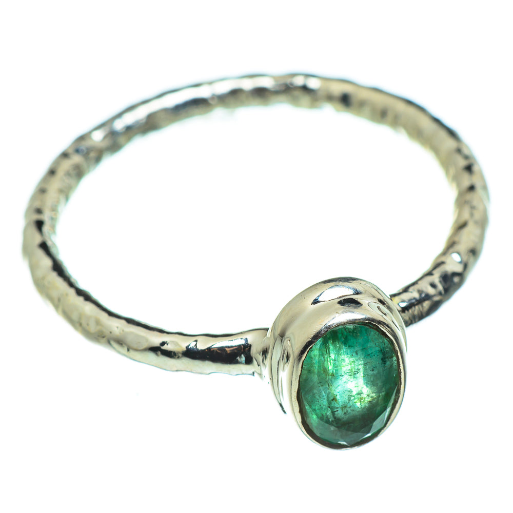 Zambian Emerald Rings handcrafted by Anasilvercos - RING46471