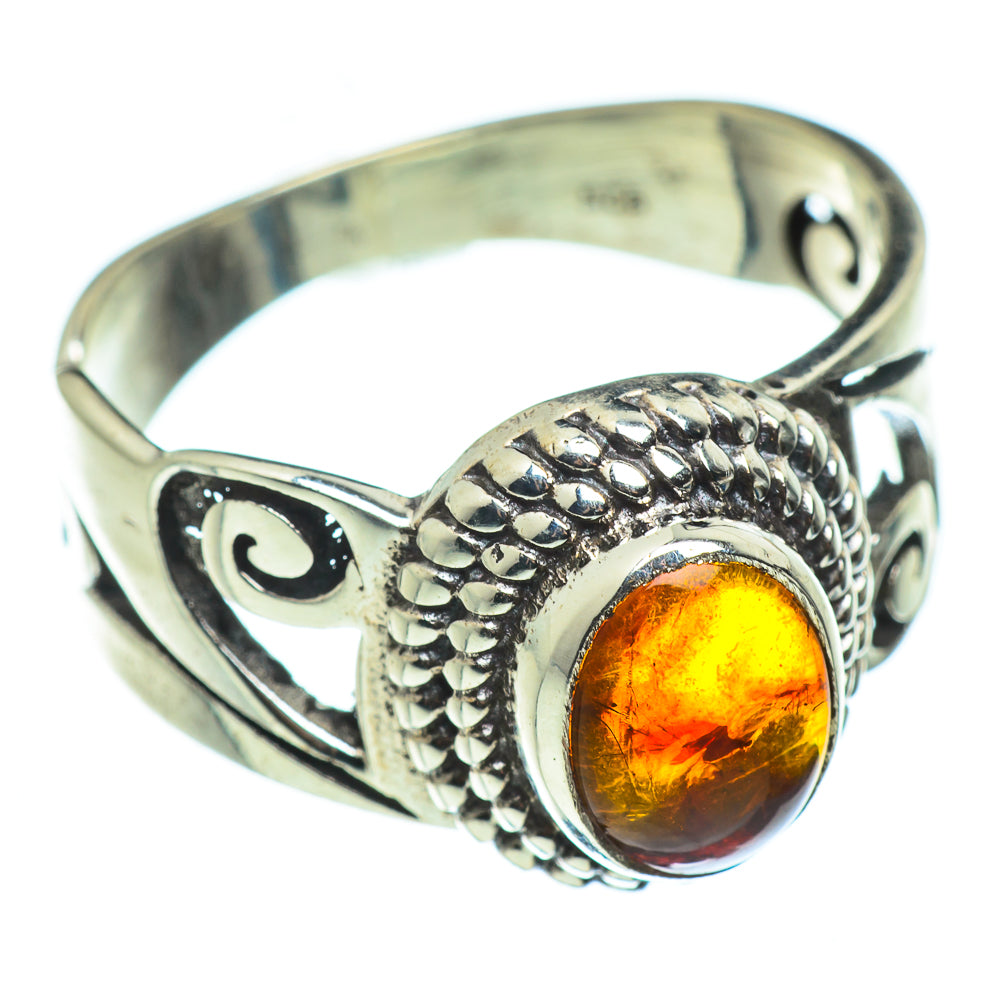 Baltic Amber Rings handcrafted by Anasilvercos - RING46478