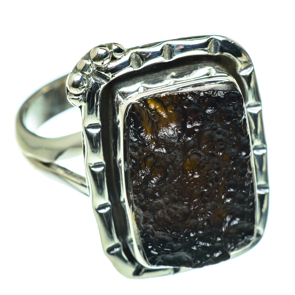 Tektite Rings handcrafted by Anasilvercos - RING46485