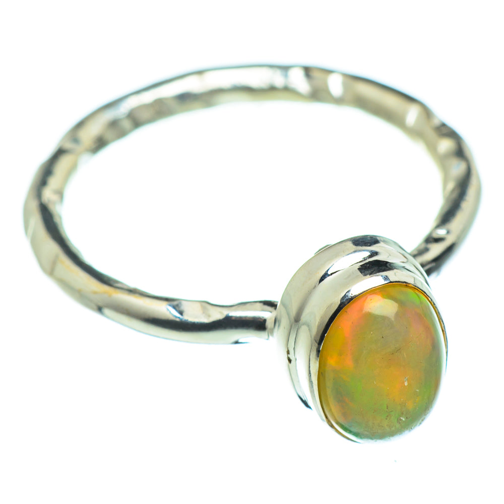Ethiopian Opal Rings handcrafted by Anasilvercos - RING46491