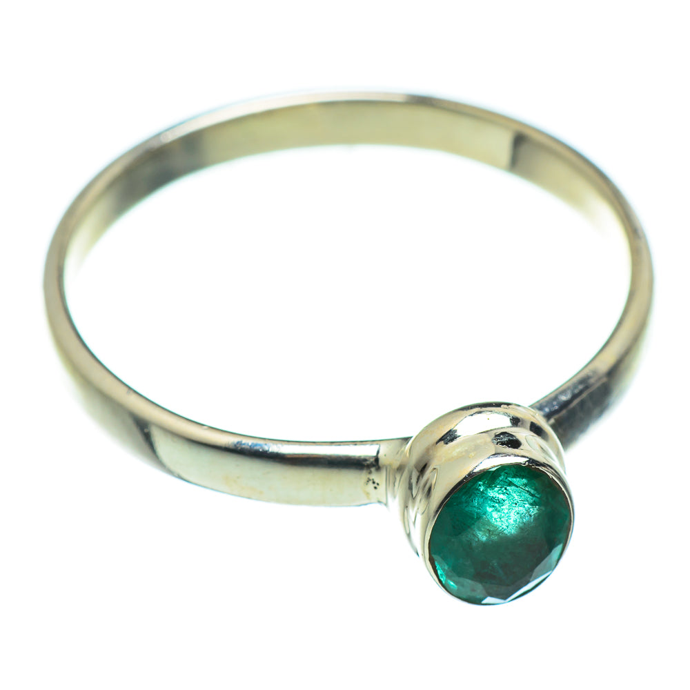 Zambian Emerald Rings handcrafted by Anasilvercos - RING46502