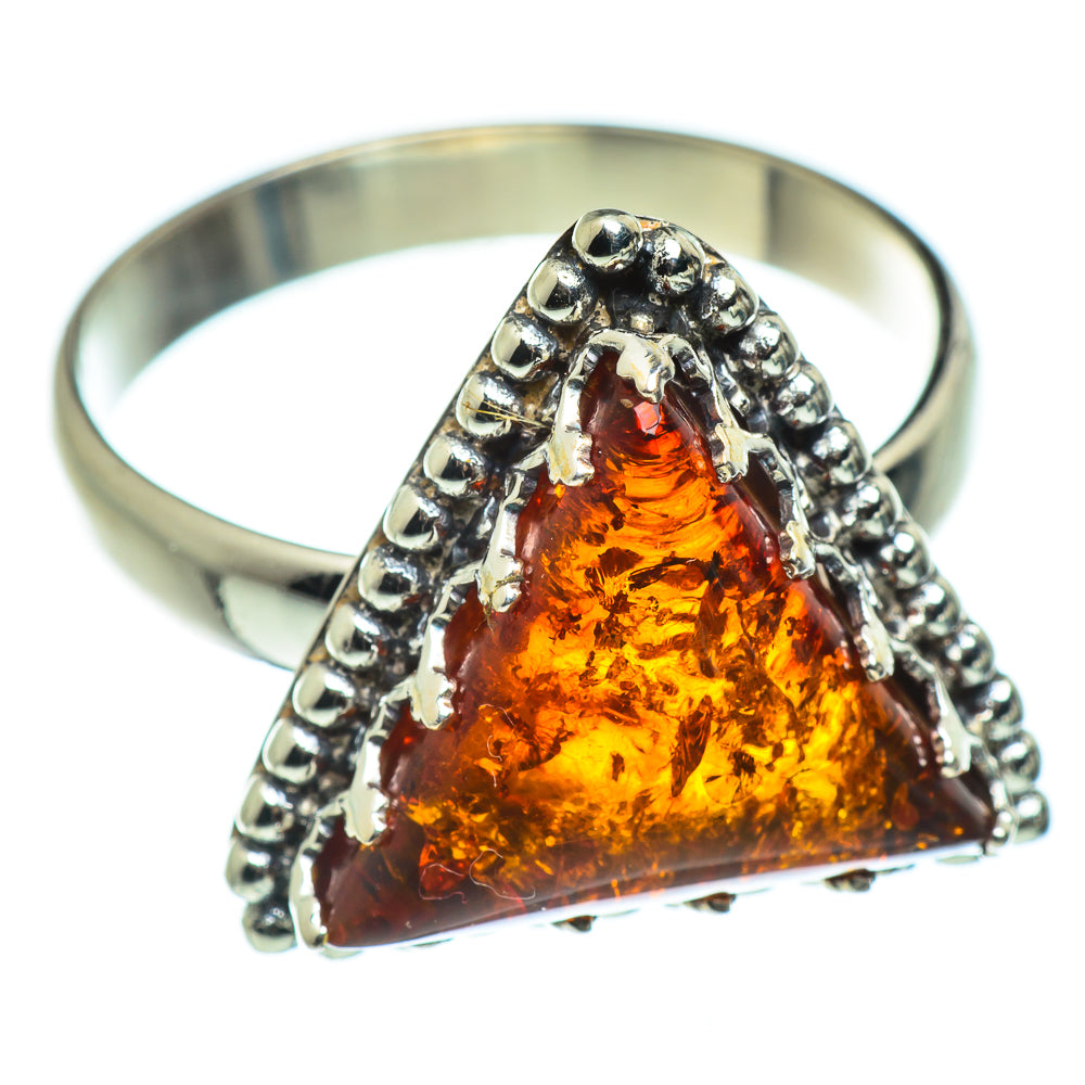 Baltic Amber Rings handcrafted by Anasilvercos - RING46507