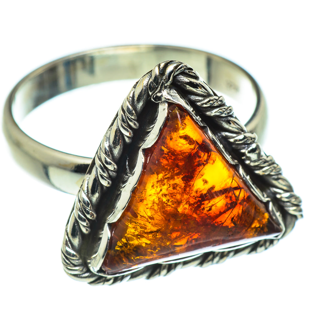 Baltic Amber Rings handcrafted by Anasilvercos - RING46535