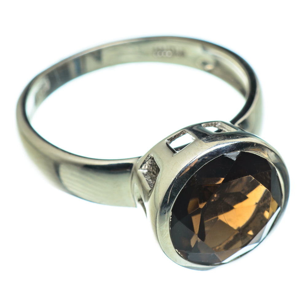 Smoky Quartz Rings handcrafted by Anasilvercos - RING46562