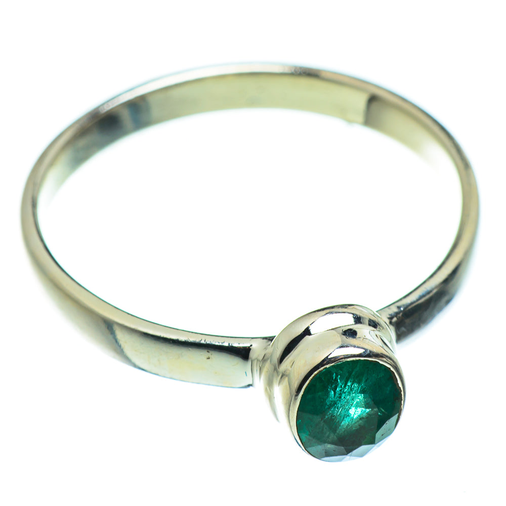 Zambian Emerald Rings handcrafted by Anasilvercos - RING46586