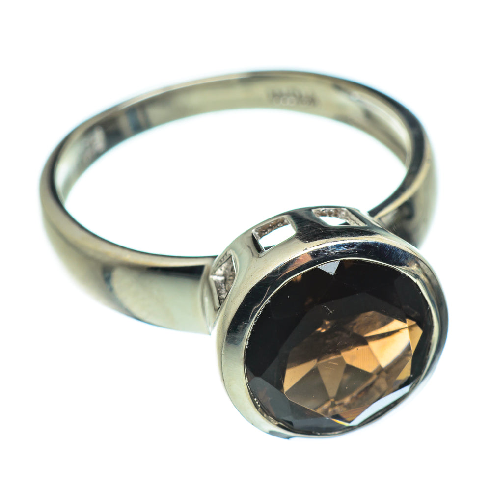 Smoky Quartz Rings handcrafted by Anasilvercos - RING46590