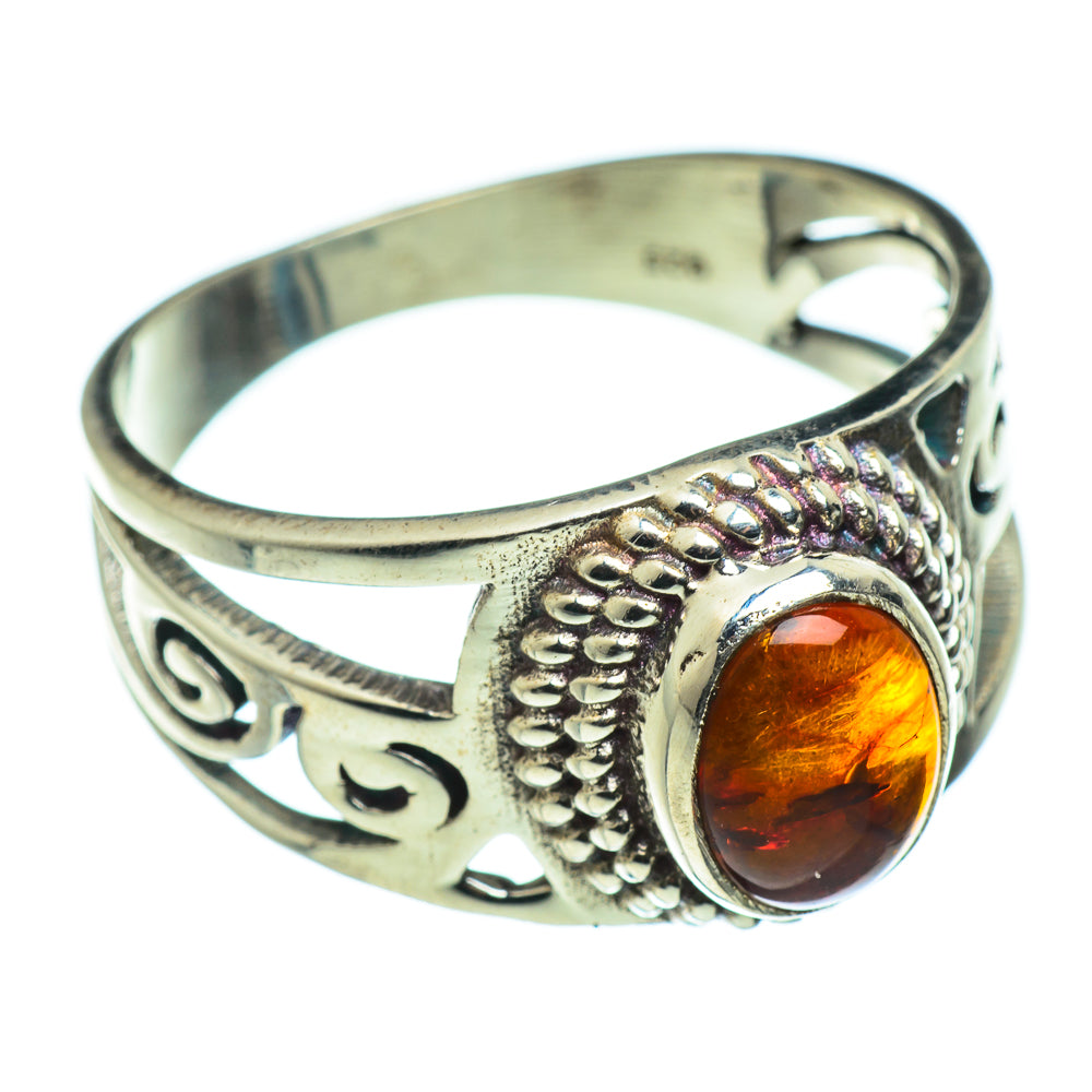 Baltic Amber Rings handcrafted by Anasilvercos - RING46609
