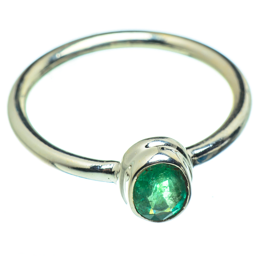 Zambian Emerald Rings handcrafted by Anasilvercos - RING46622