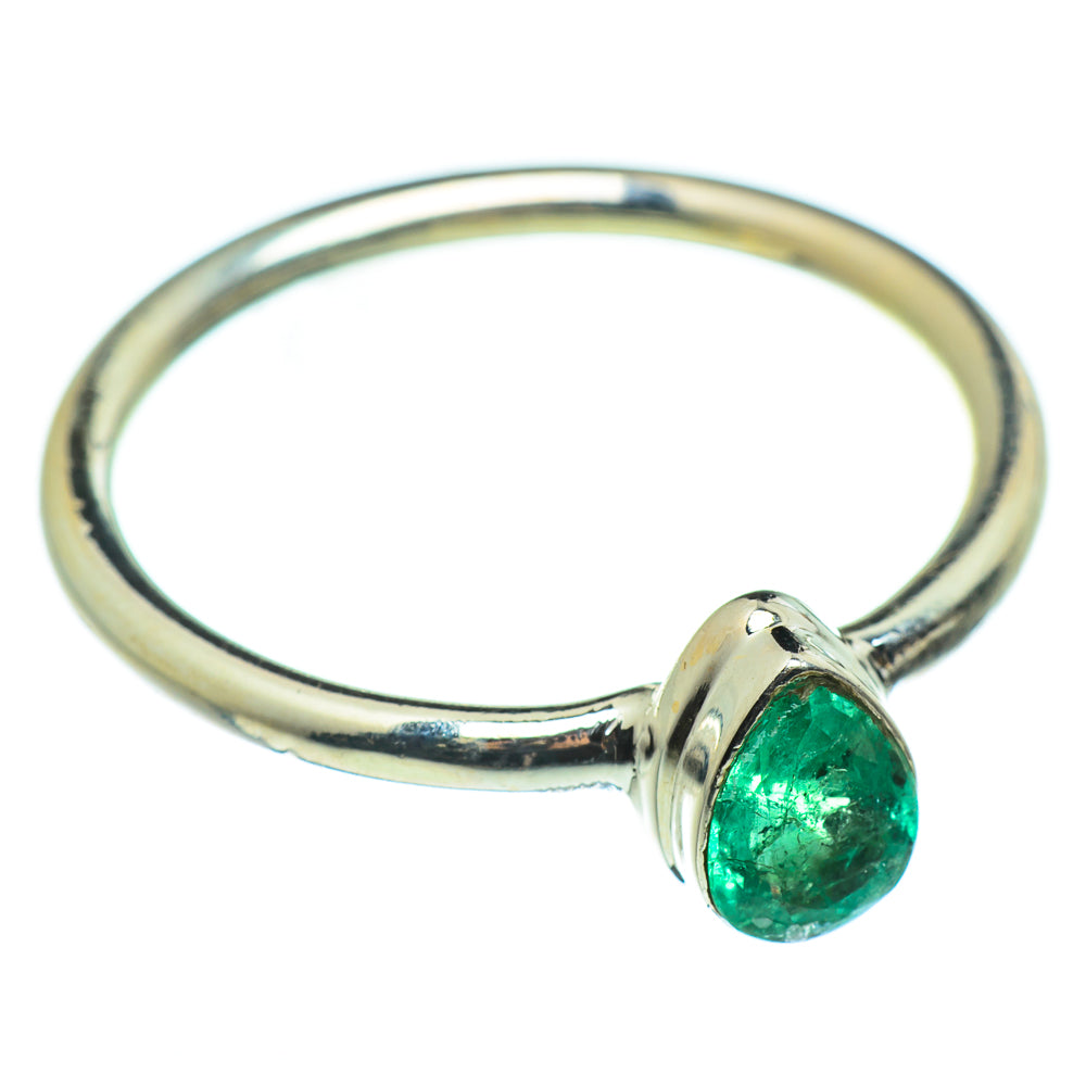 Zambian Emerald Rings handcrafted by Anasilvercos - RING46634