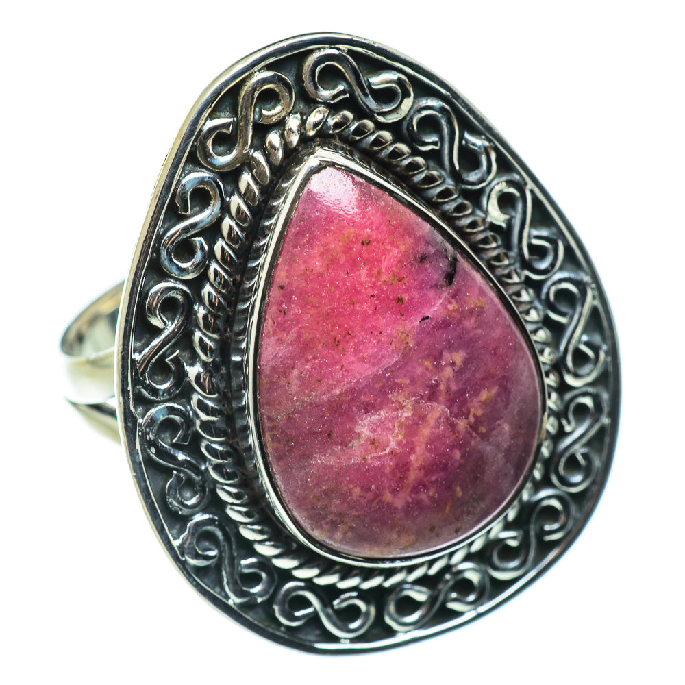 Rhodonite Rings handcrafted by Anasilvercos - RING46674