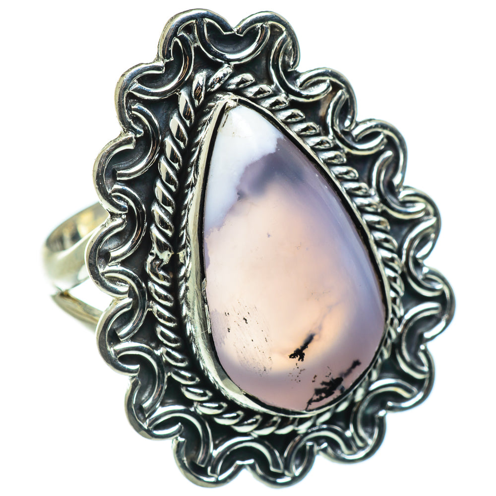 Dendritic Opal Rings handcrafted by Anasilvercos - RING46685