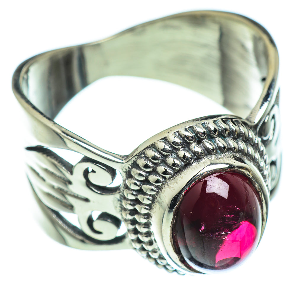 Garnet Rings handcrafted by Anasilvercos - RING46741