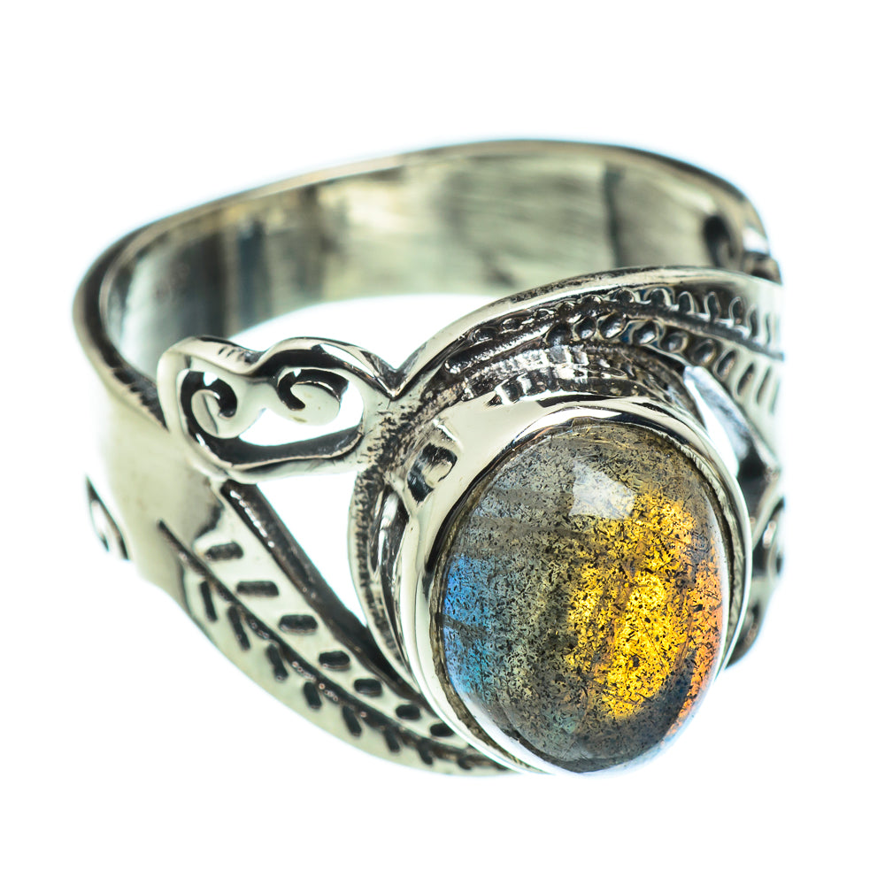 Labradorite Rings handcrafted by Anasilvercos - RING46862