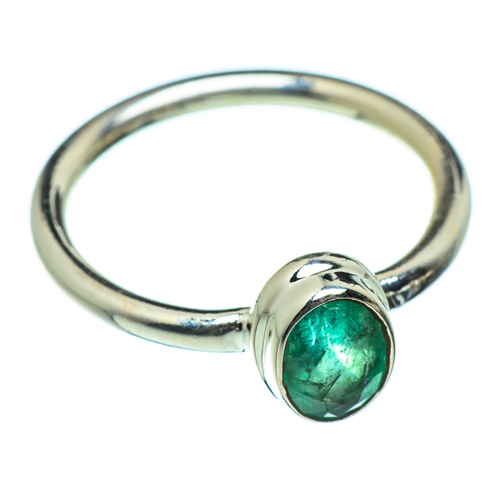 Zambian Emerald Rings handcrafted by Anasilvercos - RING46893