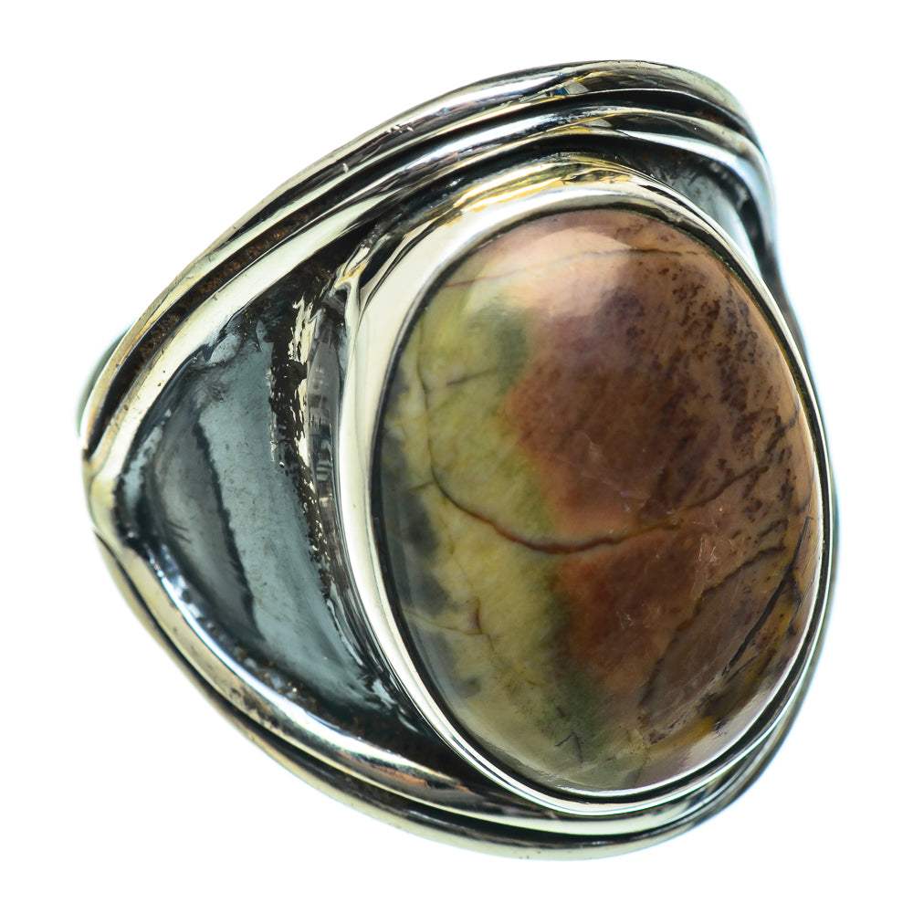 Willow Creek Jasper Rings handcrafted by Anasilvercos - RING46917