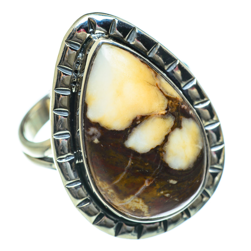 Peanut Wood Jasper Rings handcrafted by Anasilvercos - RING46938