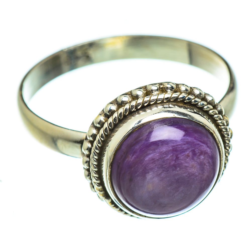 Charoite Rings handcrafted by Anasilvercos - RING46943