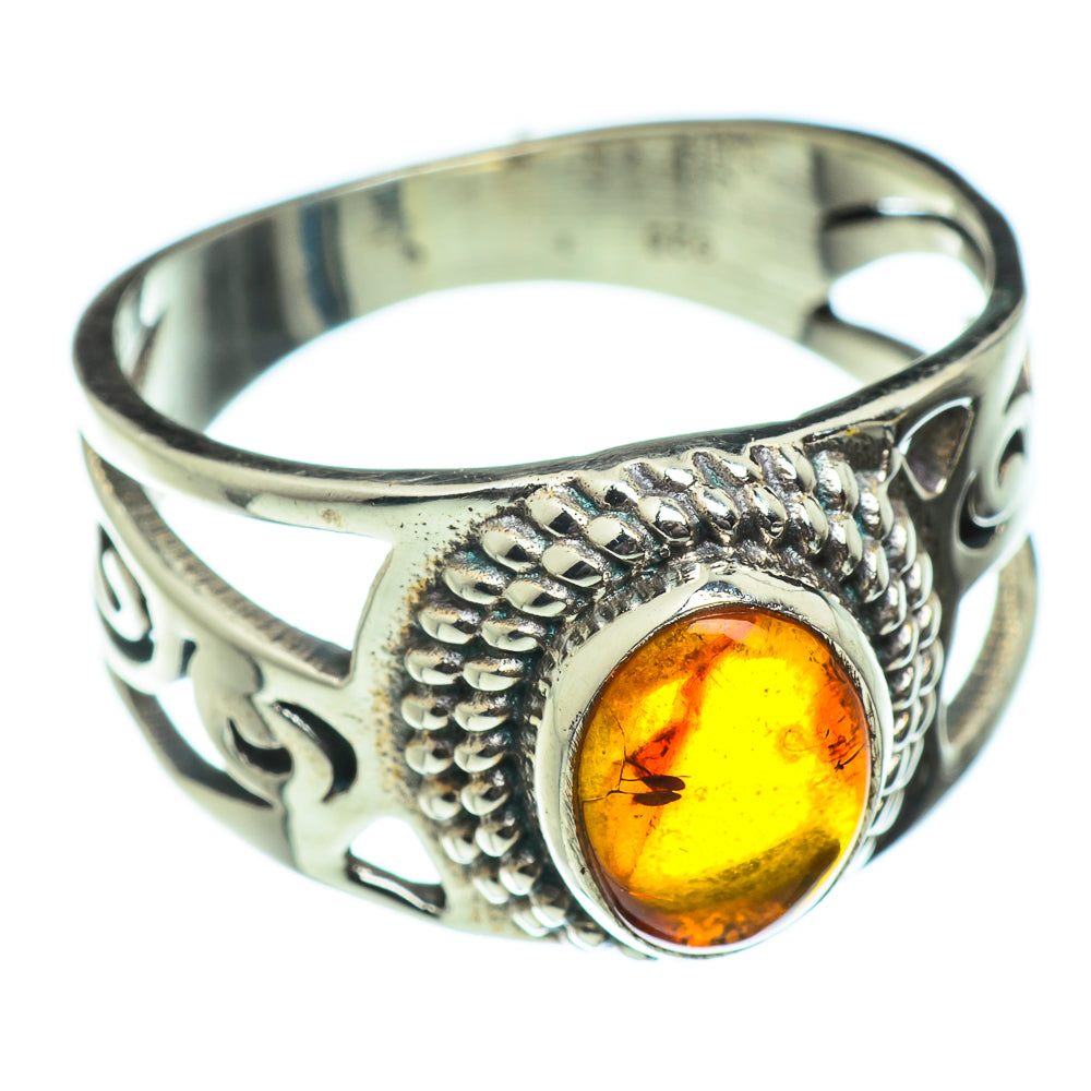 Baltic Amber Rings handcrafted by Anasilvercos - RING47007